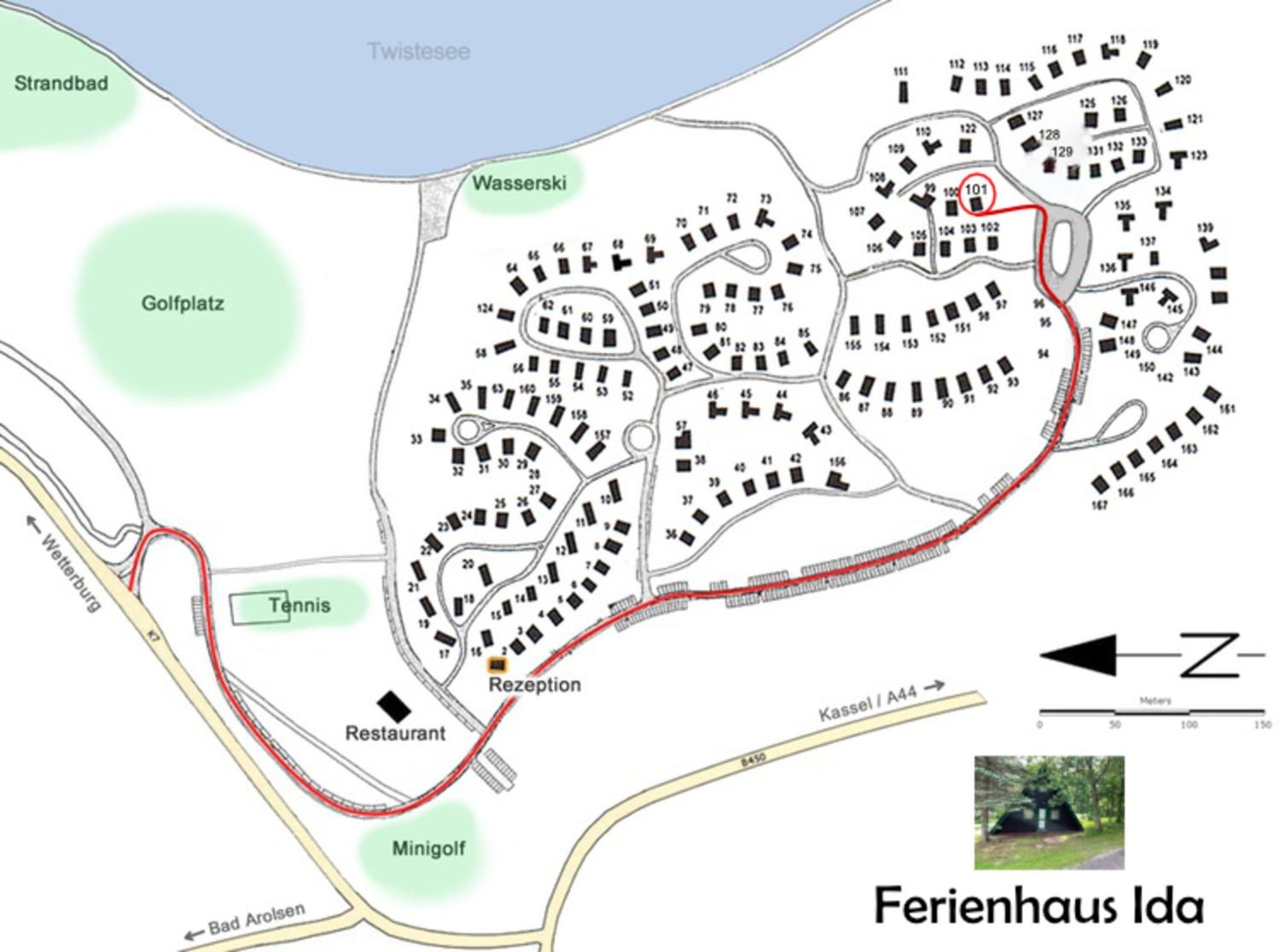 באד ארסולן Ferienhaus Ida Am Twistesee מראה חיצוני תמונה